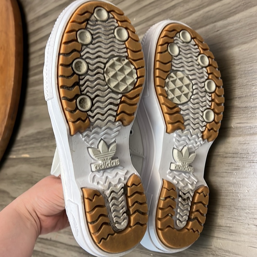 ADIDAS NEZZA TREK PLATFORM SHOES WOMENS WHITE SIZE 6.5 - Picture 14 of 16